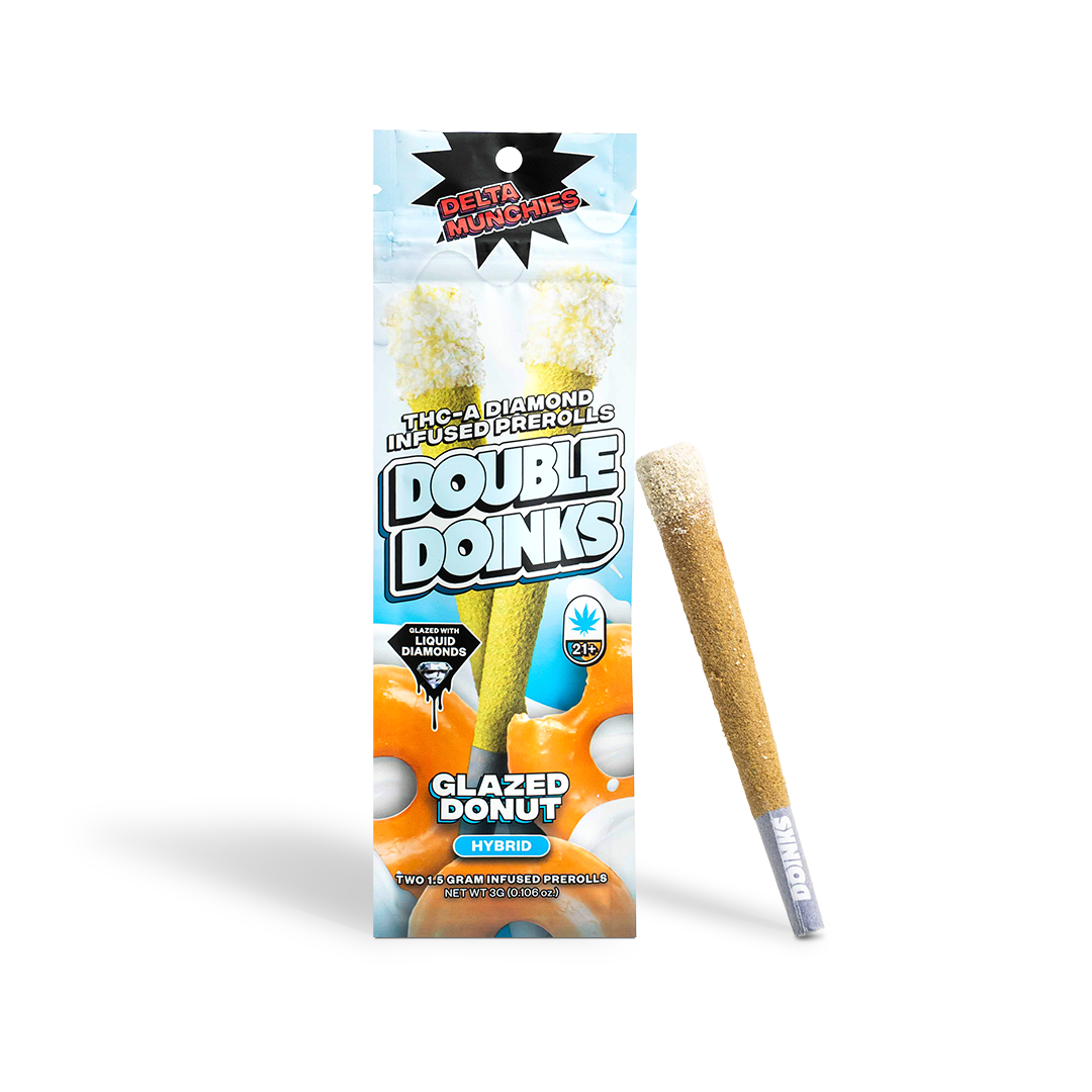 Glazed Donut - Double Doinks THCA Prerolls (2-Pack)