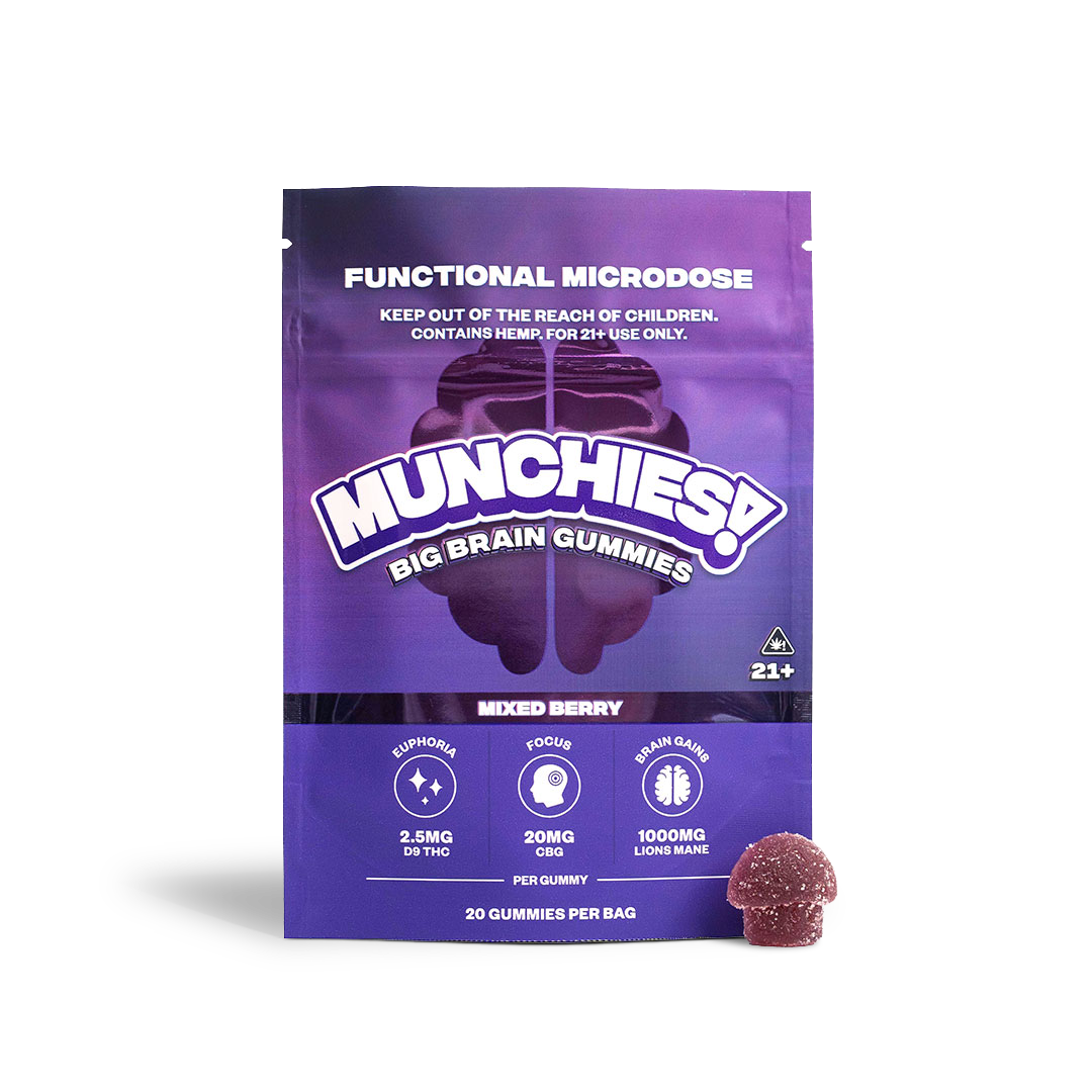 Big Brain - Microdose THC + Mushroom Gummies