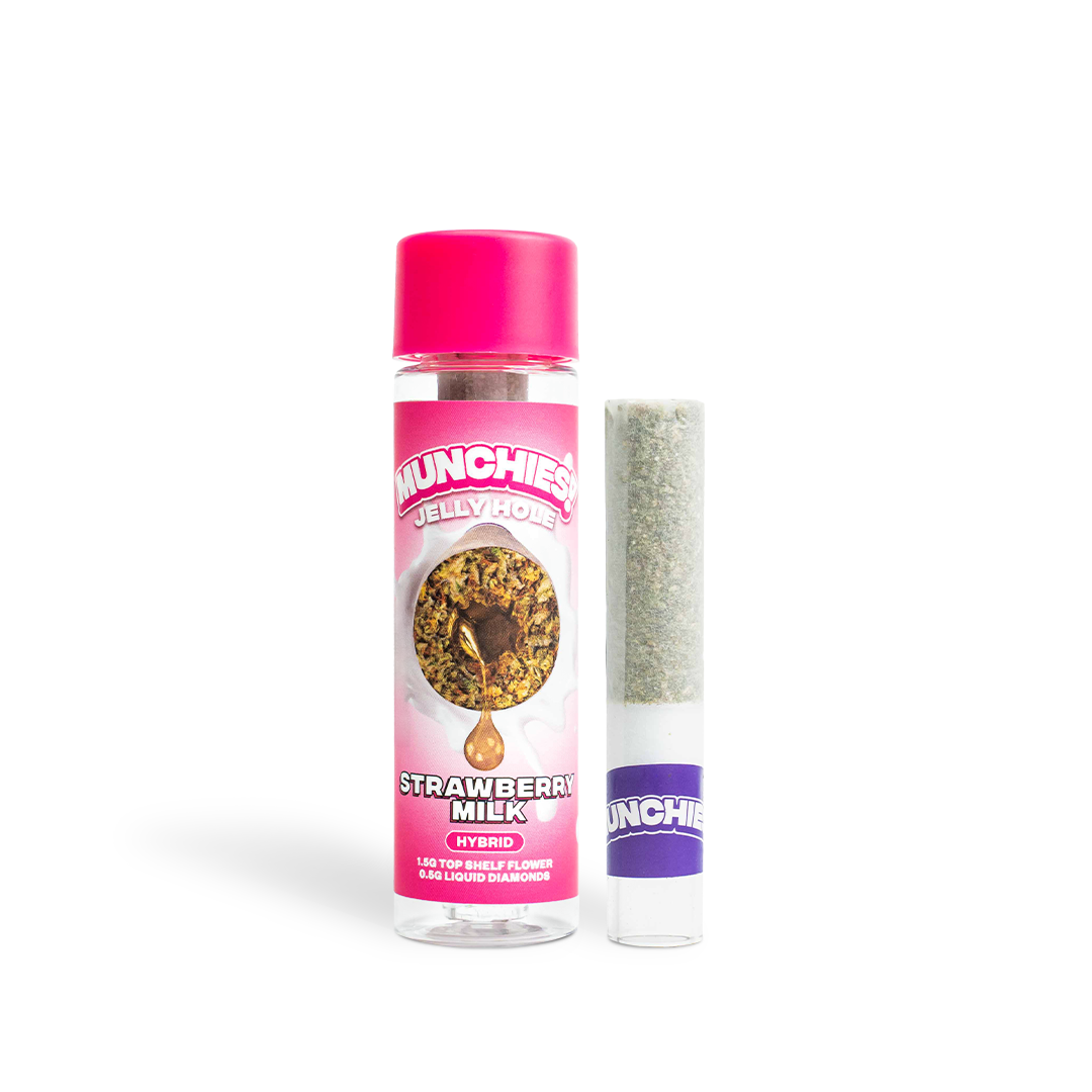 Strawberry Milk - 2g Jelly Holes THCA Prerolls