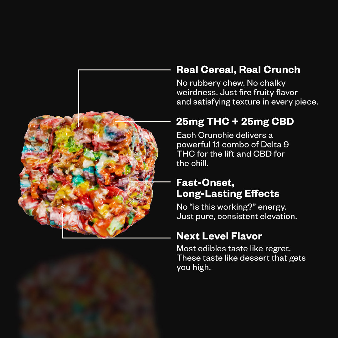 500mg THC+CBD Cereal Crunchies
