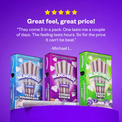 1g THCA Diamond Prerolls (5 Pack)