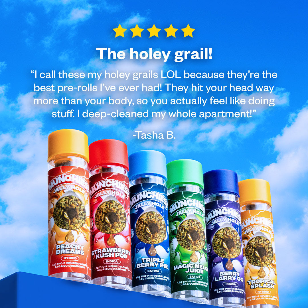 2g THCP Diamond Jelly Holes Prerolls | Free Shipping $99+ | Subscribe To Save 15% On Every Order | Vegan Gummies | Gluten-Free Edibles - | Munchies! 2g THCP Diamond Jelly Holes Prerolls | Free Shipping $99+ | Subscribe To Save 15% On Every Order | Vegan Gummies | Gluten-Free Edibles - | Munchies!