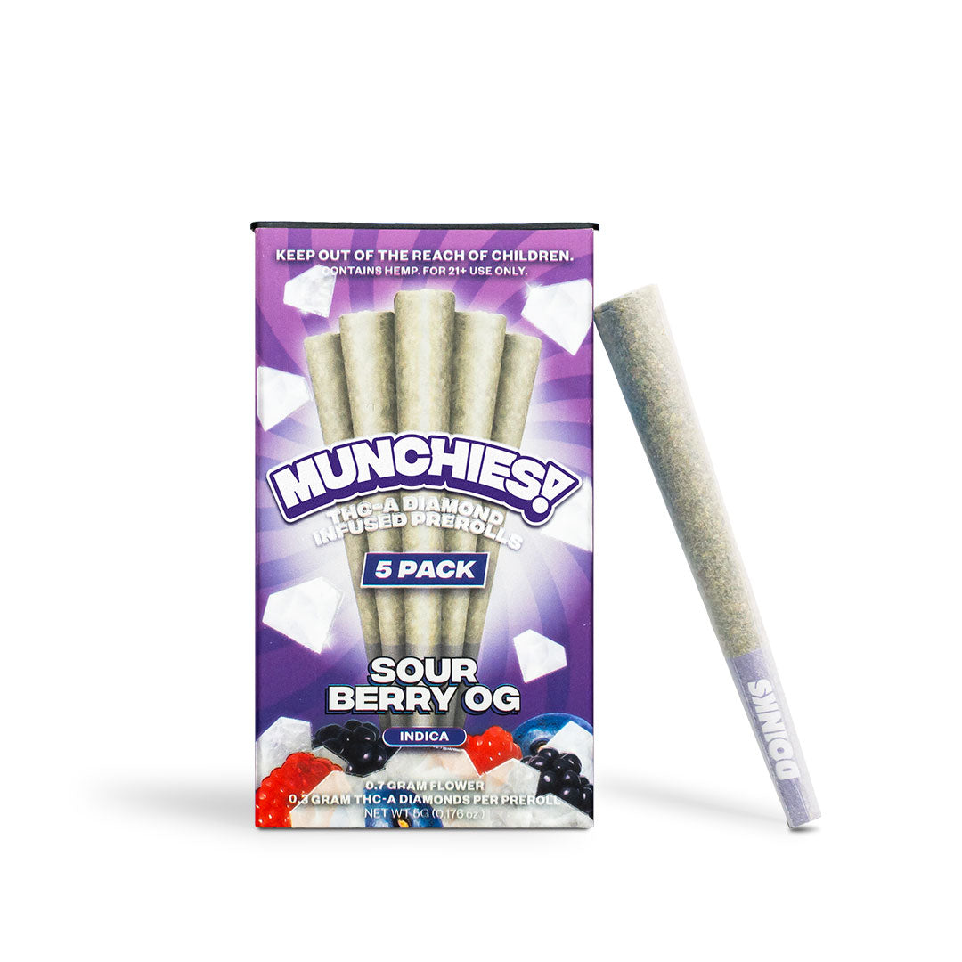 1g THCA Diamond Prerolls (5 Pack)