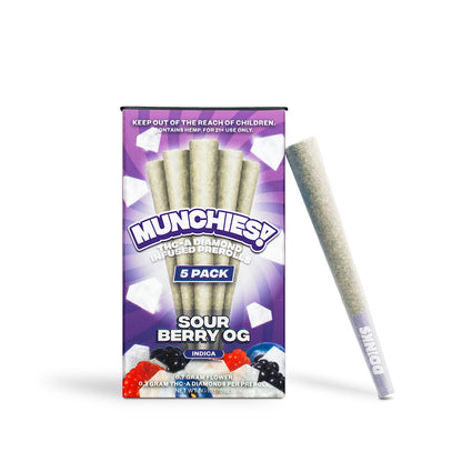 1g THCA Diamond Prerolls (5 Pack)