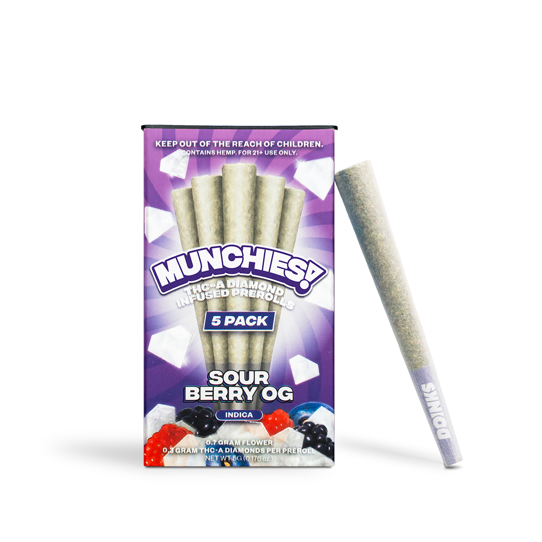 1g THCA Diamond Prerolls (5 Pack)