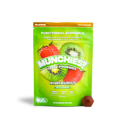 Kiwi Burst - Euphoria Delta 9 Gummies