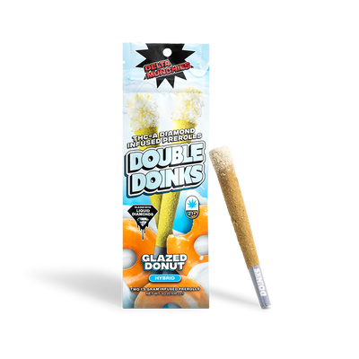 Glazed Donut - Double Doinks THCA Prerolls (2-Pack)