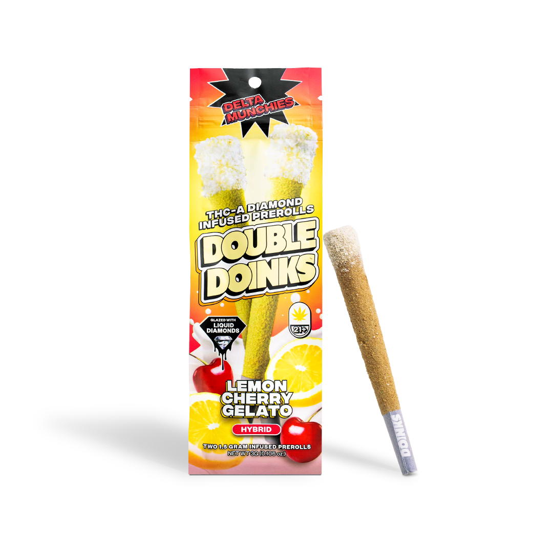 Lemon Cherry Gelato - Double Doinks THCA Prerolls (2-Pack)