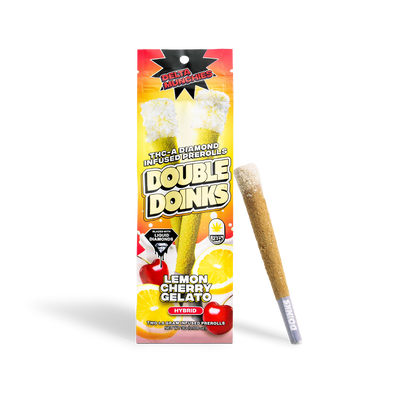 Lemon Cherry Gelato - Double Doinks THCA Prerolls (2-Pack)