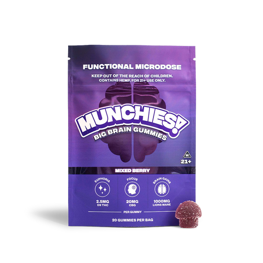 Big Brain - Microdose THC + Mushroom Gummies