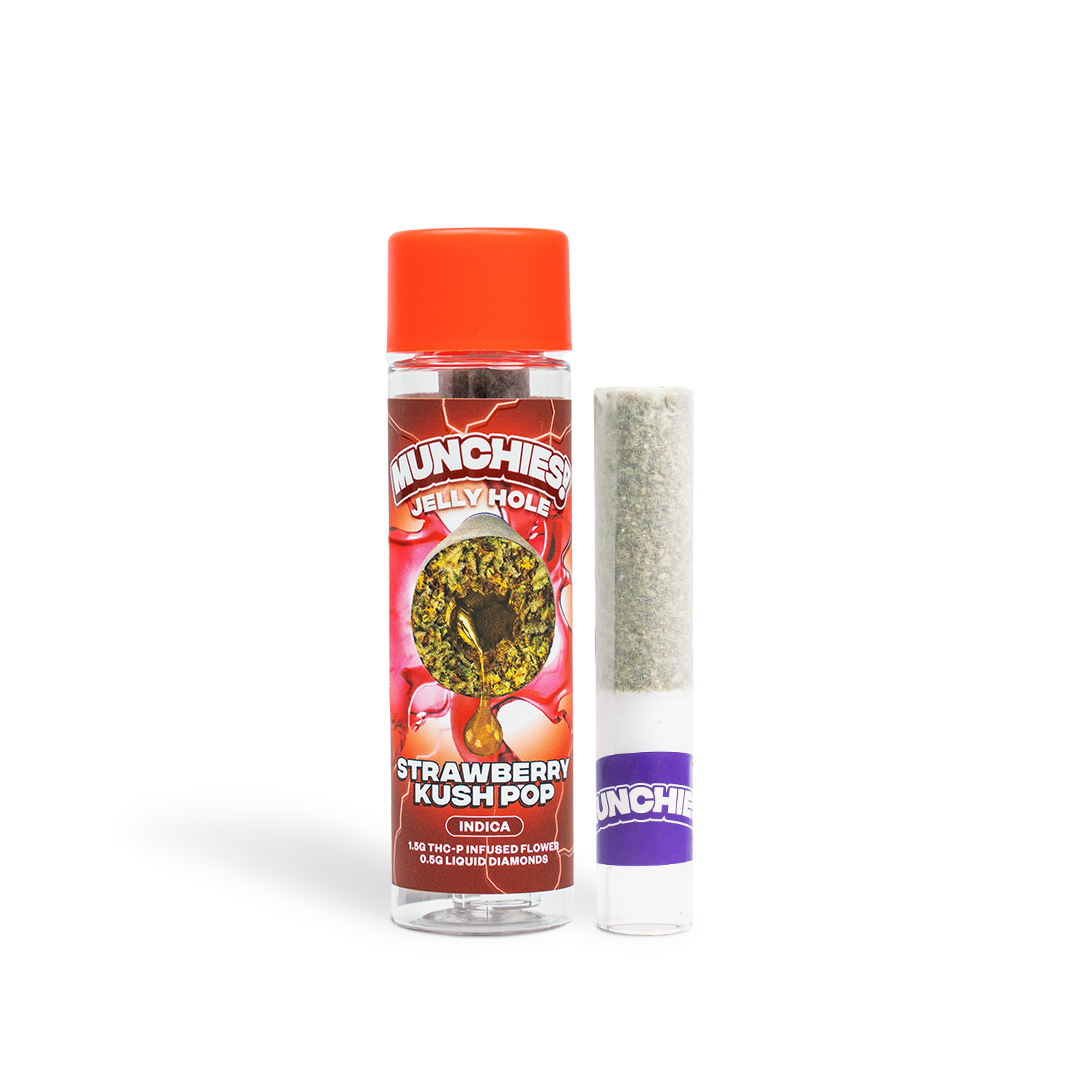 Strawberry Kush Pop - 2g Jelly Holes THCP Prerolls