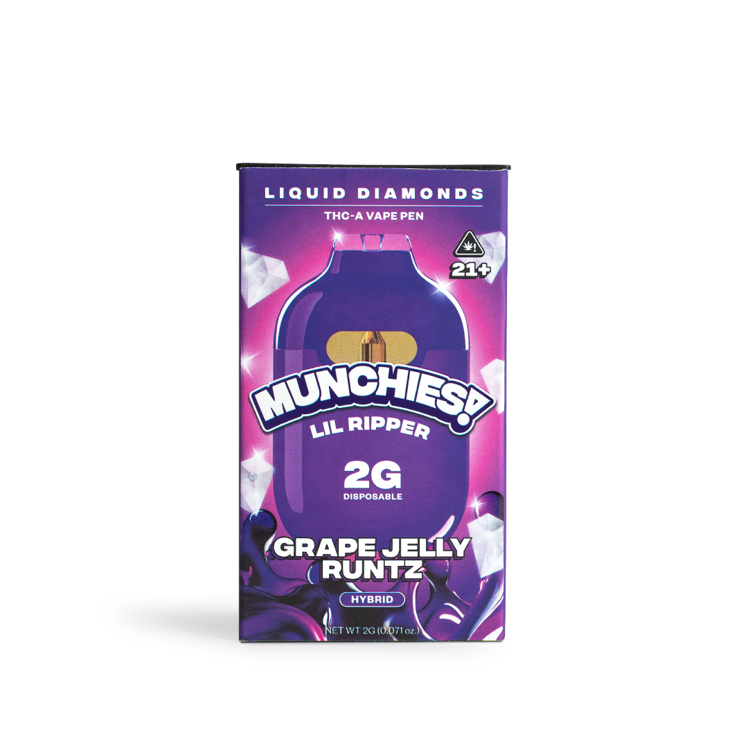 Grape Jelly Runtz - 2g Lil Ripper Liquid Diamond THCA Vape
