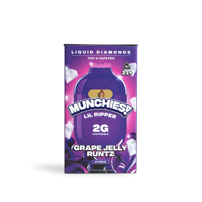 Grape Jelly Runtz - 2g Lil Ripper Liquid Diamond THCA Vape