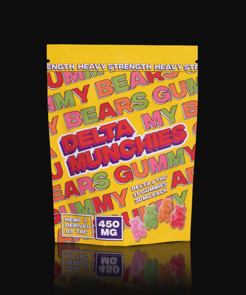 Delta Munchies 450mg Delta 8 THC Gummies Gummy Bears