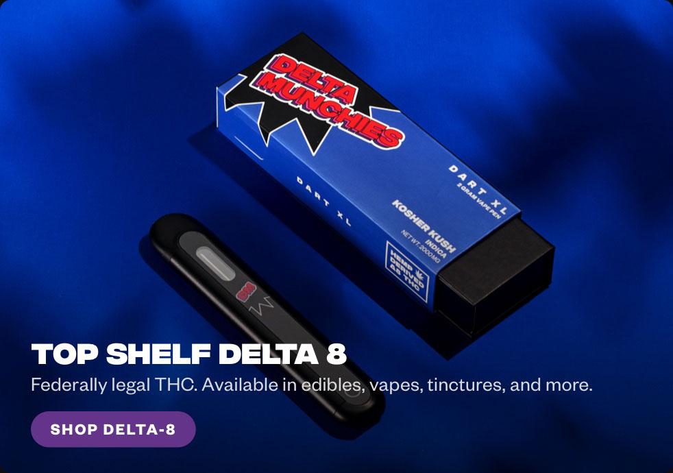 Delta munchies delta 8 disposable vape pen kosher kush shop button