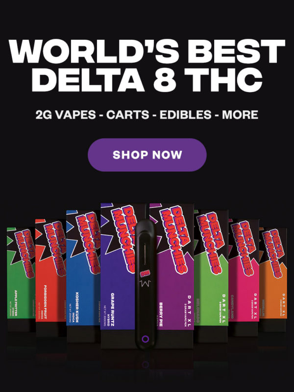 Delta Munchies worlds best delta 8 and HHC home page banner mobile