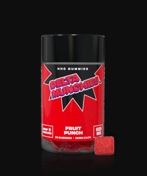 delta munchies 625mg HHC Gummy with gummy Outside Fruit Punch