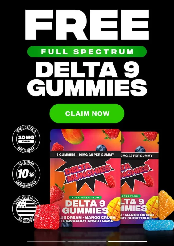 Delta Munchies Free Full Spectrum Delta 9 Gummy Sample