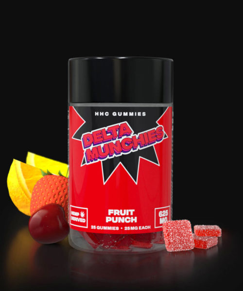 Delta Munchies 625mg HHC Gummies Fruit Punch