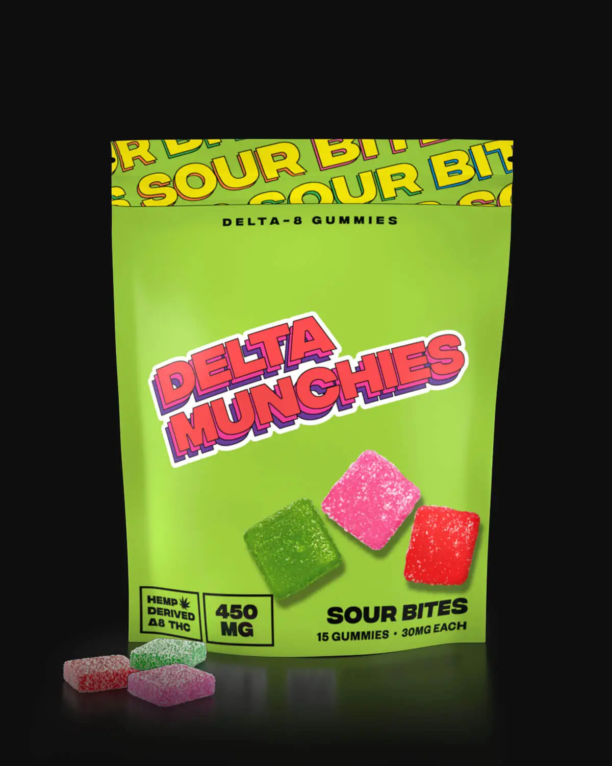(SOLD OUT) Sour Bites 15ct. Delta 8 Gummies