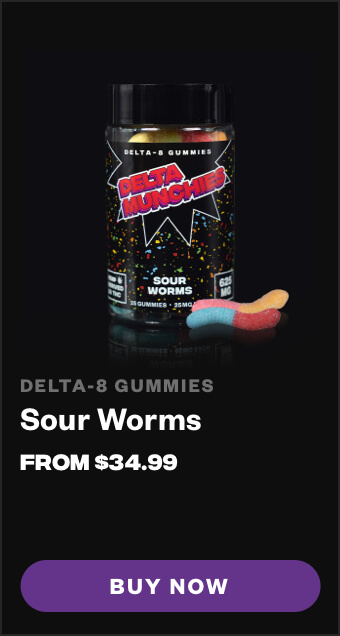 delta munchies 625mg delta 8 gummies sour worms