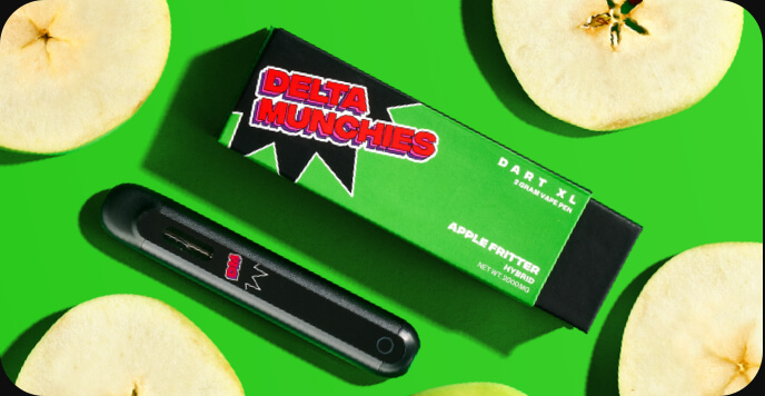 Delta Munchies 2g delta 8 disposable vape Apple Fritter