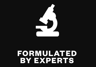 formulated by experts badge