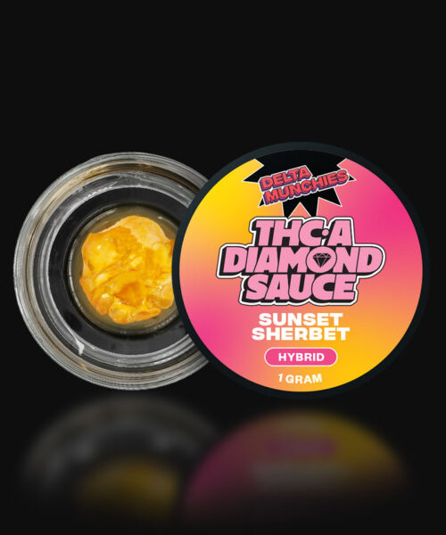Delta Munchies 1g THCA diamond dabs THCA diamond sauce sunset herbert