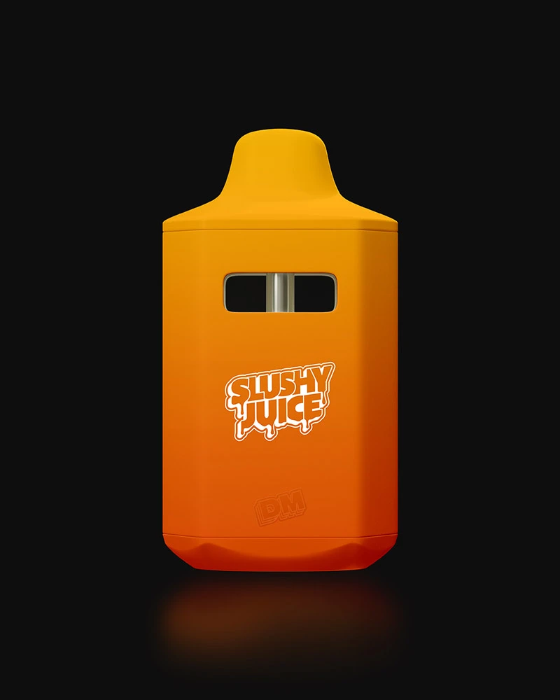4 gram THC-P Vape Slushy Juice Mango Gelato front side