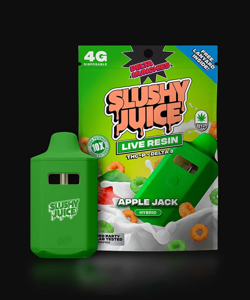 4 gram THC-P Vape Slushy Juice Apple Jacks