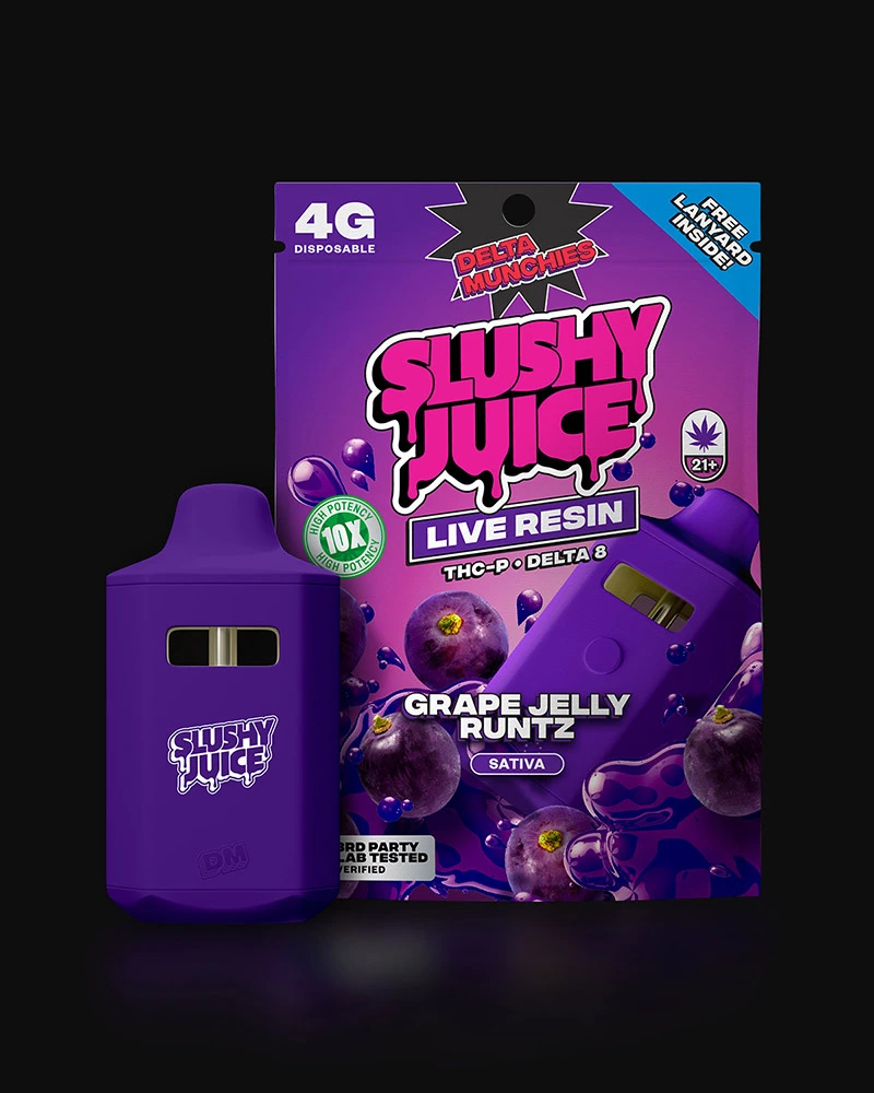 4 gram THC-P Vape Slushy Juice Grape Jelly Runtz